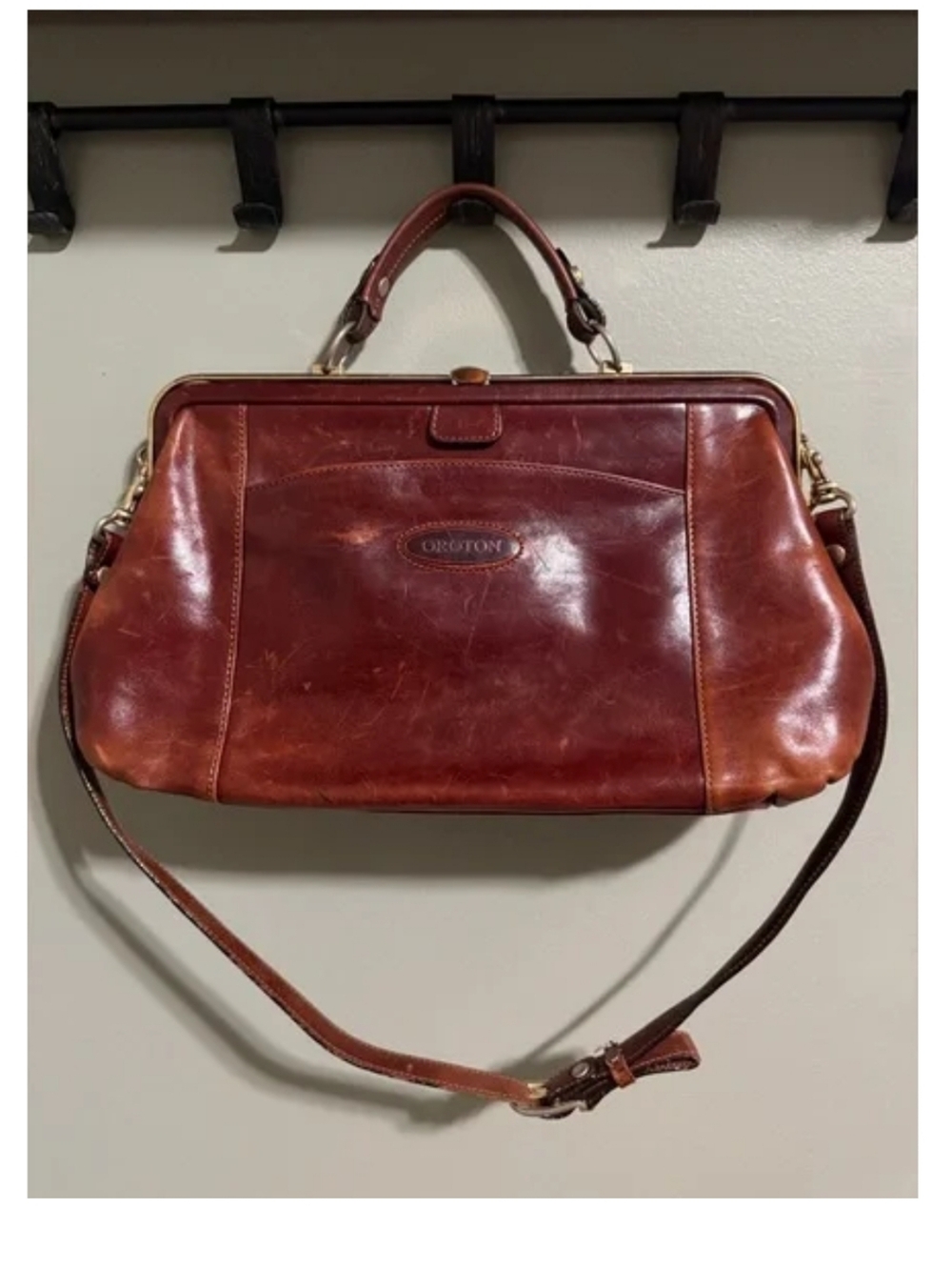 Oroton Women's Brown  Leather Tote Bag